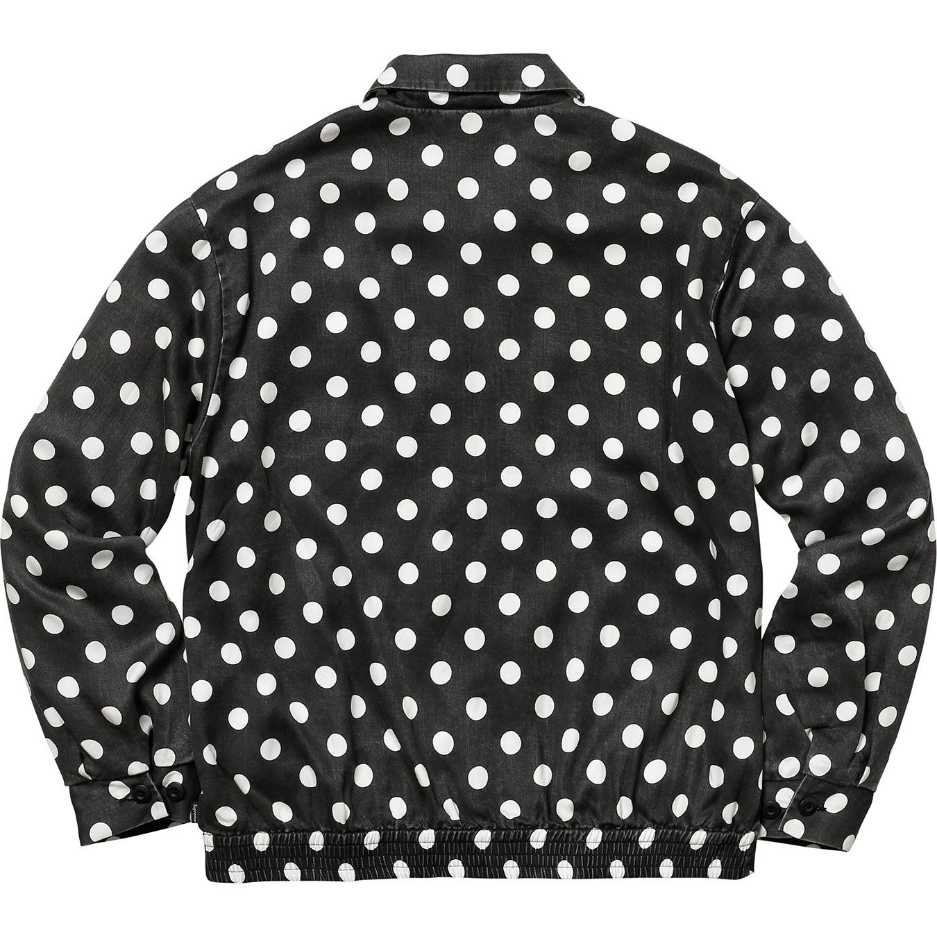 Polka Dots Rayon Work Jacket view 3